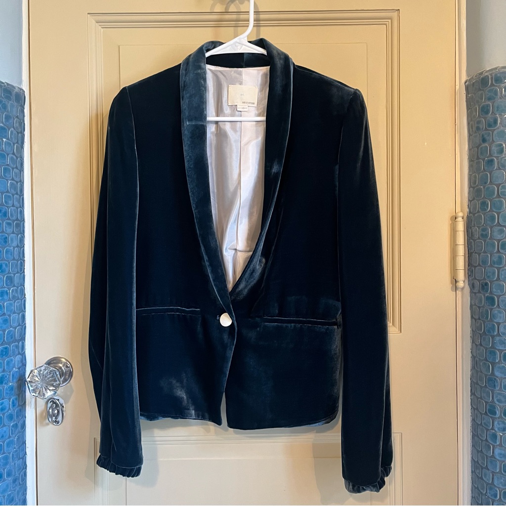 Band Of Outsiders Blue Blazer Timeless Style